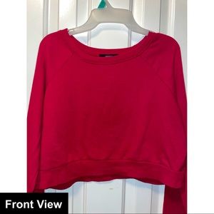 Burgundy Wine Crop Sweater